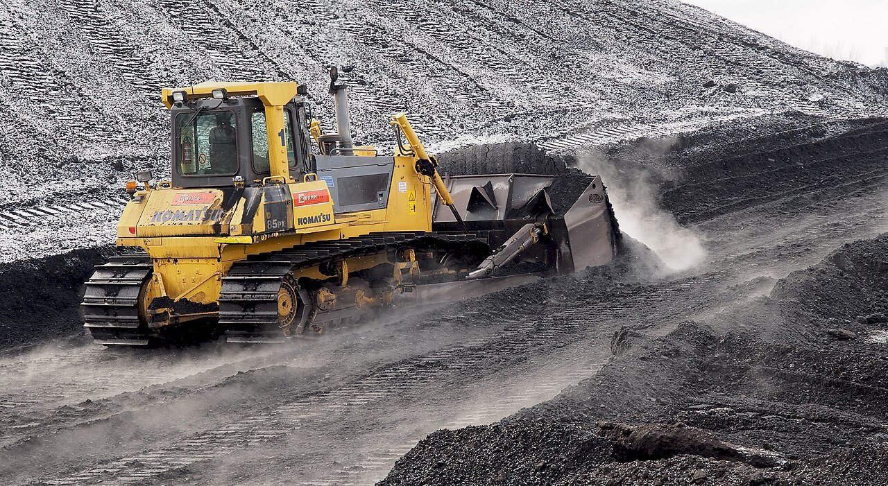 Used bulldozer