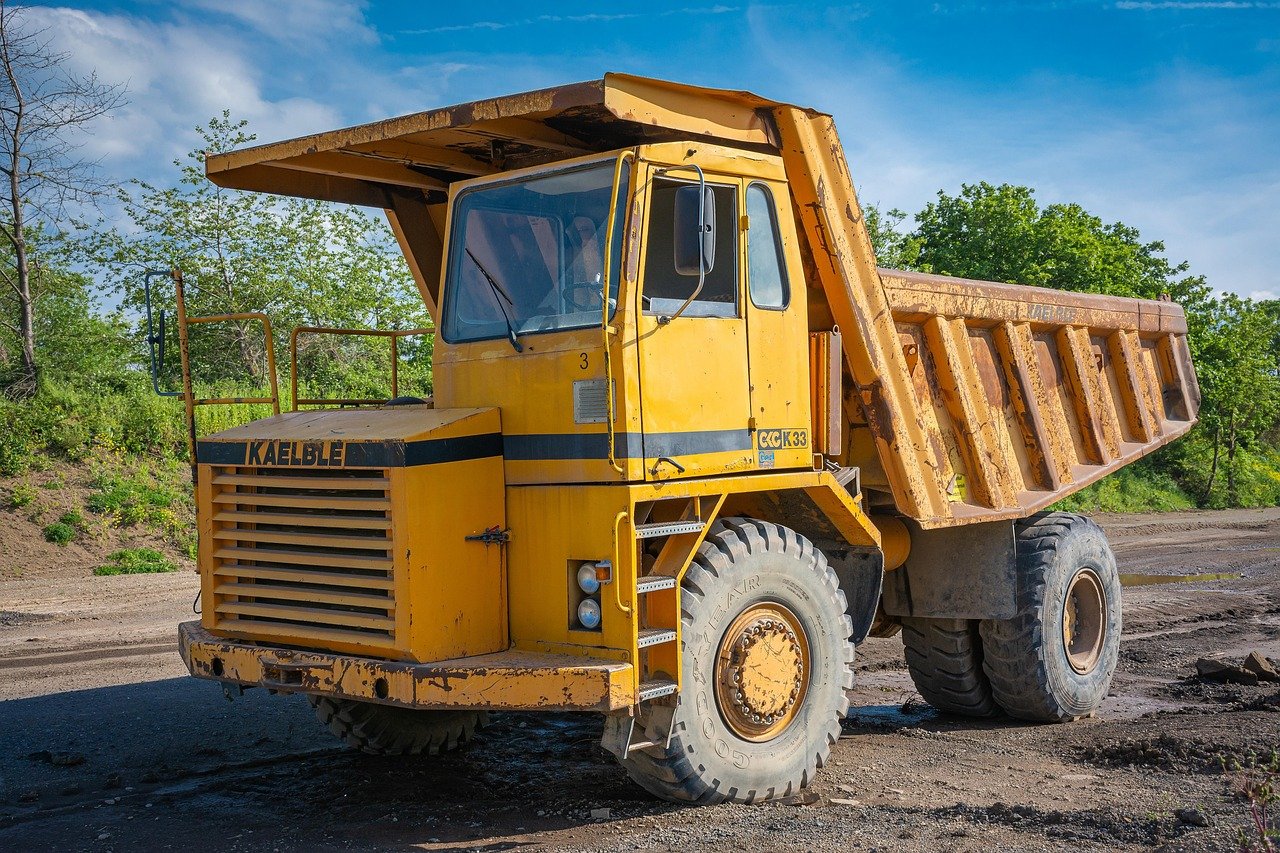 Used trucks and dumpers